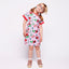 Elstar short-sleeved t-shirt dress with ladybugs