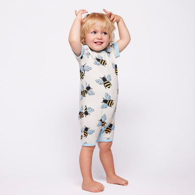 Elstar short-sleeved baby suit with bees