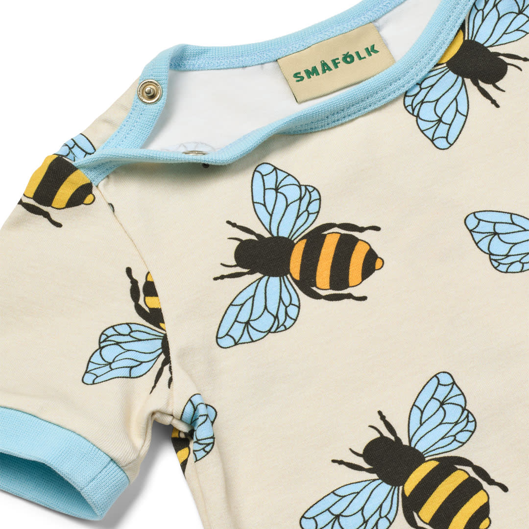Elstar short-sleeved baby suit with bees