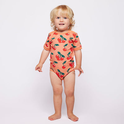 Elstar short-sleeved baby body with cherries