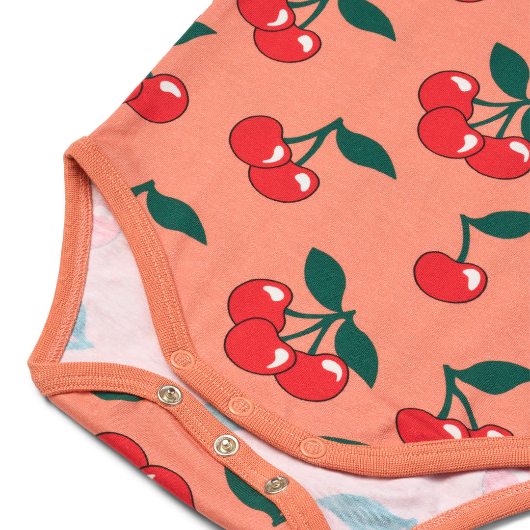 Elstar short-sleeved baby body with cherries