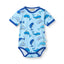 Elstar short-sleeved baby body with wales