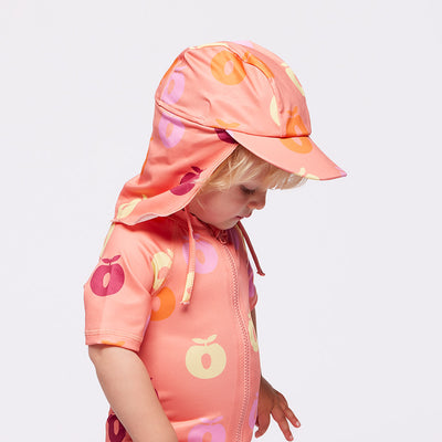 UV50 sun hat with apples