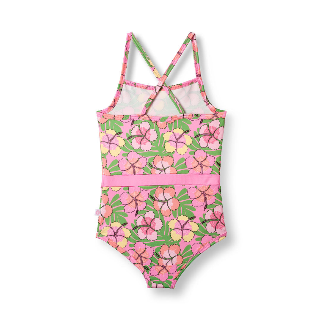 UV50 swimsuit with flowers