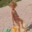 UV50 swimsuit with flowers