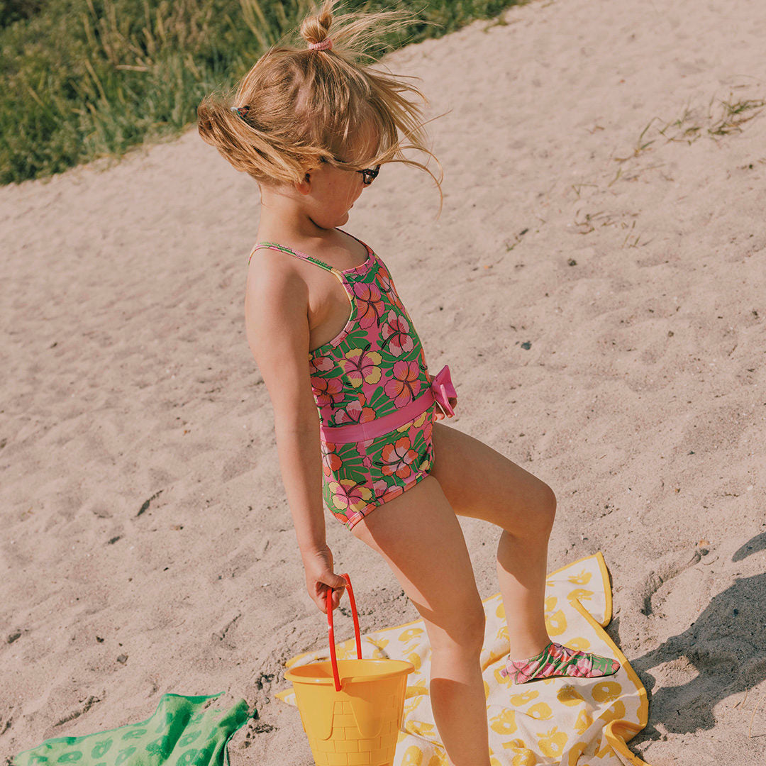 UV50 swimsuit with flowers