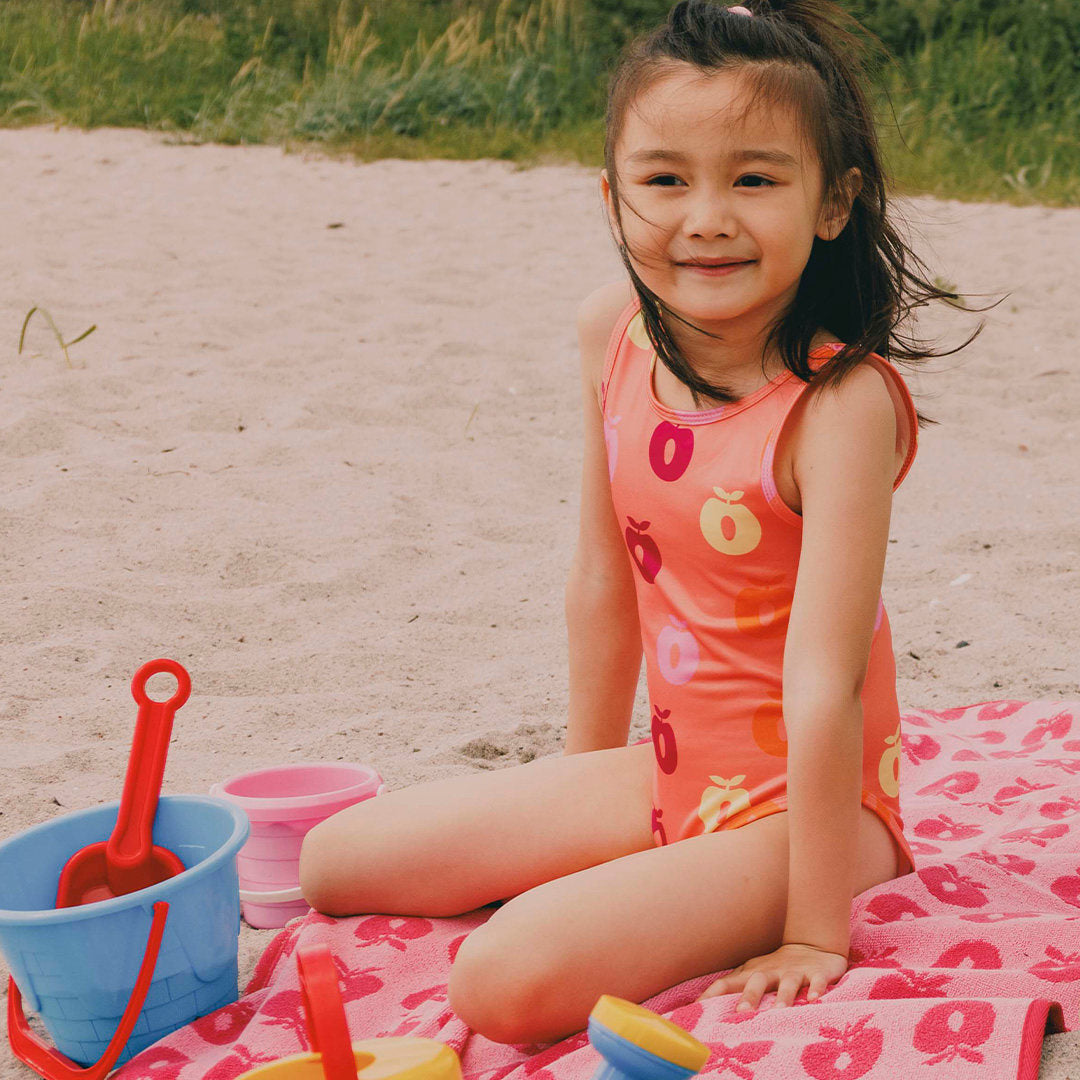 UV50 swimsuit with apples