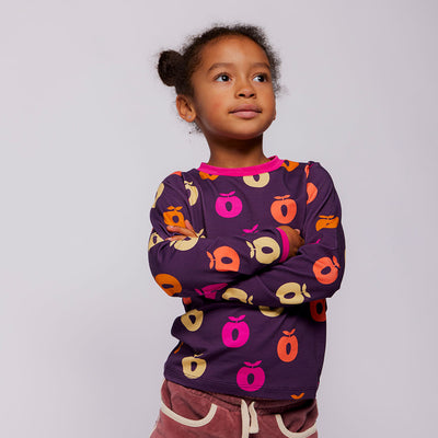 Elstar long-sleeved top with apples