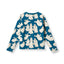 Gala long-sleeved top with dancing ghosts