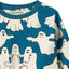 Gala long-sleeved top with dancing ghosts