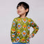 Gala long-sleeved top with foxes