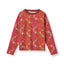Gala long-sleeved blouse with flowers