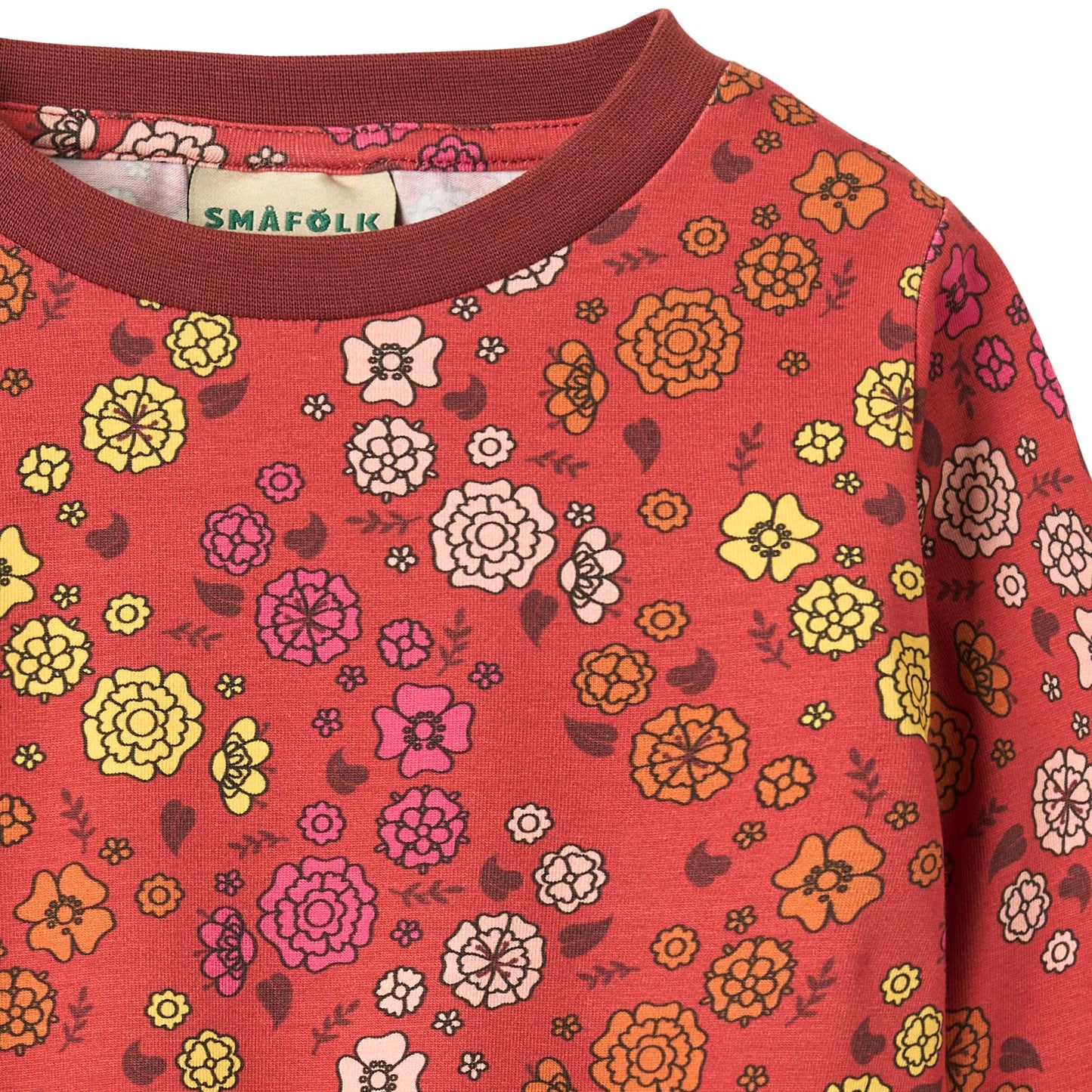 Gala long-sleeved blouse with flowers