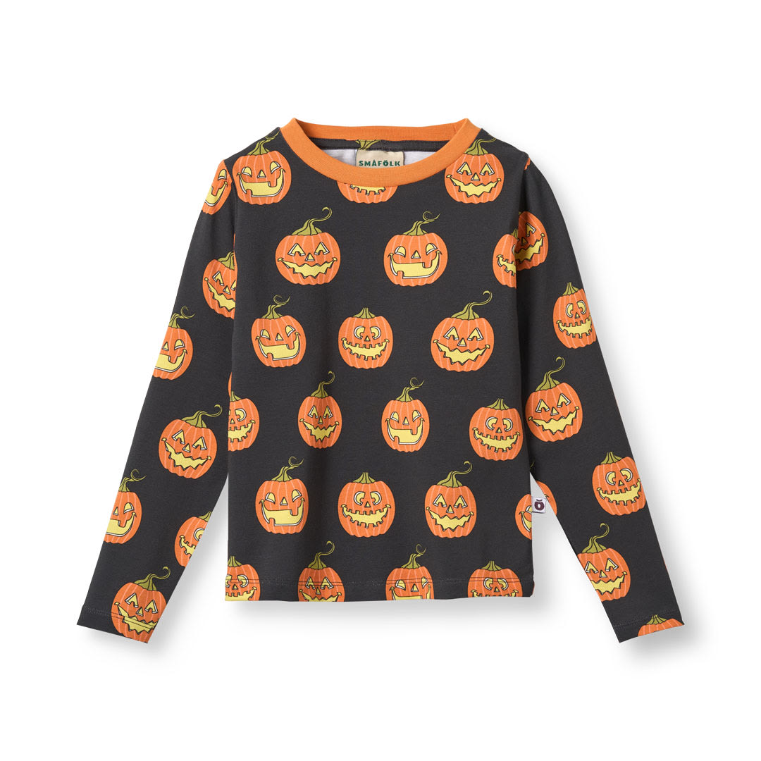 Gala long-sleeved blouse with pumpkins