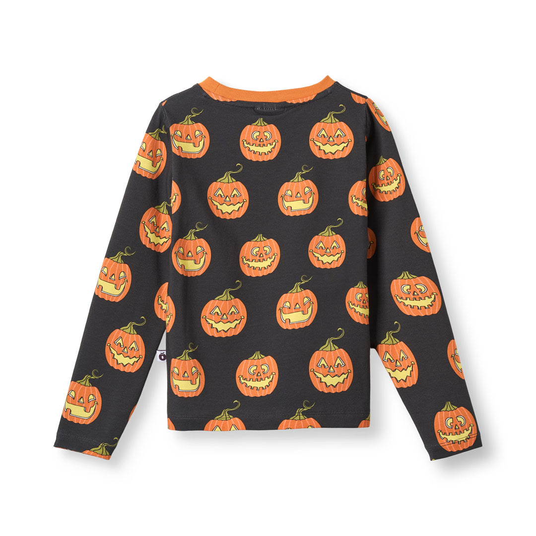 Gala long-sleeved blouse with pumpkins