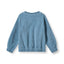 Yapeen velour sweatshirt with apple