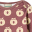 Ulm long-sleeved baby body with apples