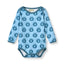 Ulm long-sleeved baby body with apples