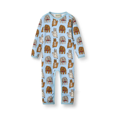 Elstar long-sleeved baby suit with bears
