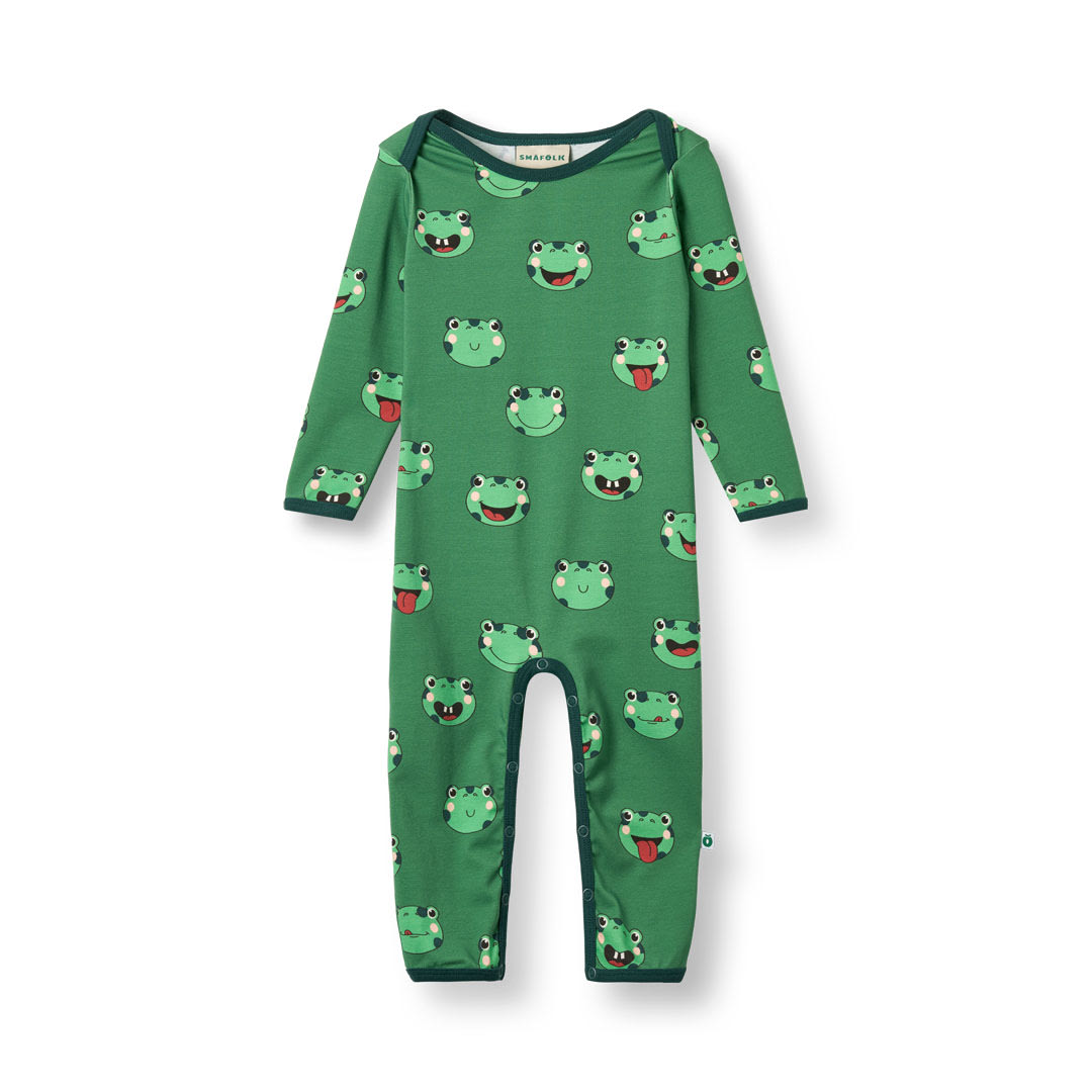 Ulm long-sleeved baby suit with frogs