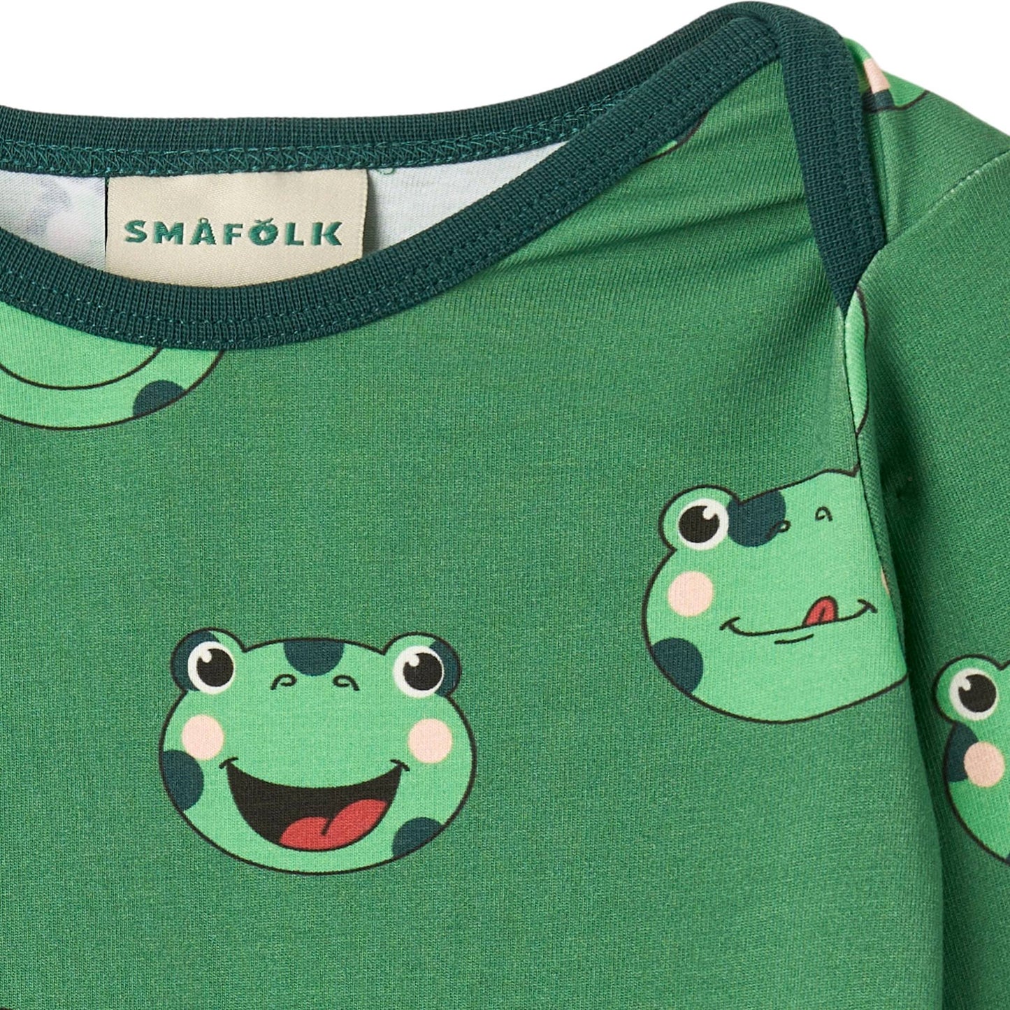 Ulm long-sleeved baby suit with frogs