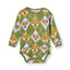 Elstar long-sleeved baby body with foxes