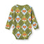 Elstar long-sleeved baby body with foxes
