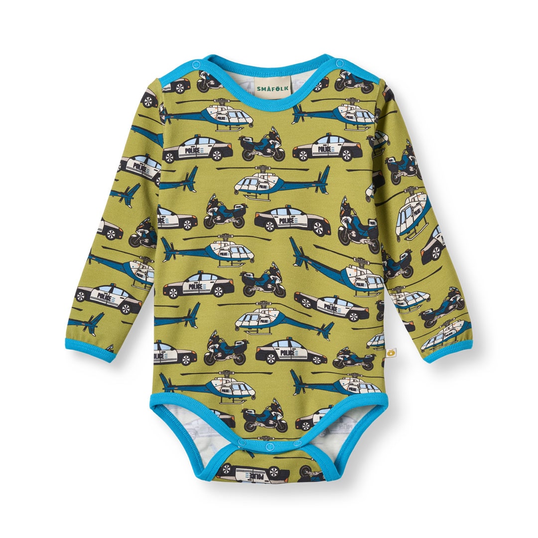 Elstar long-sleeved baby body with police