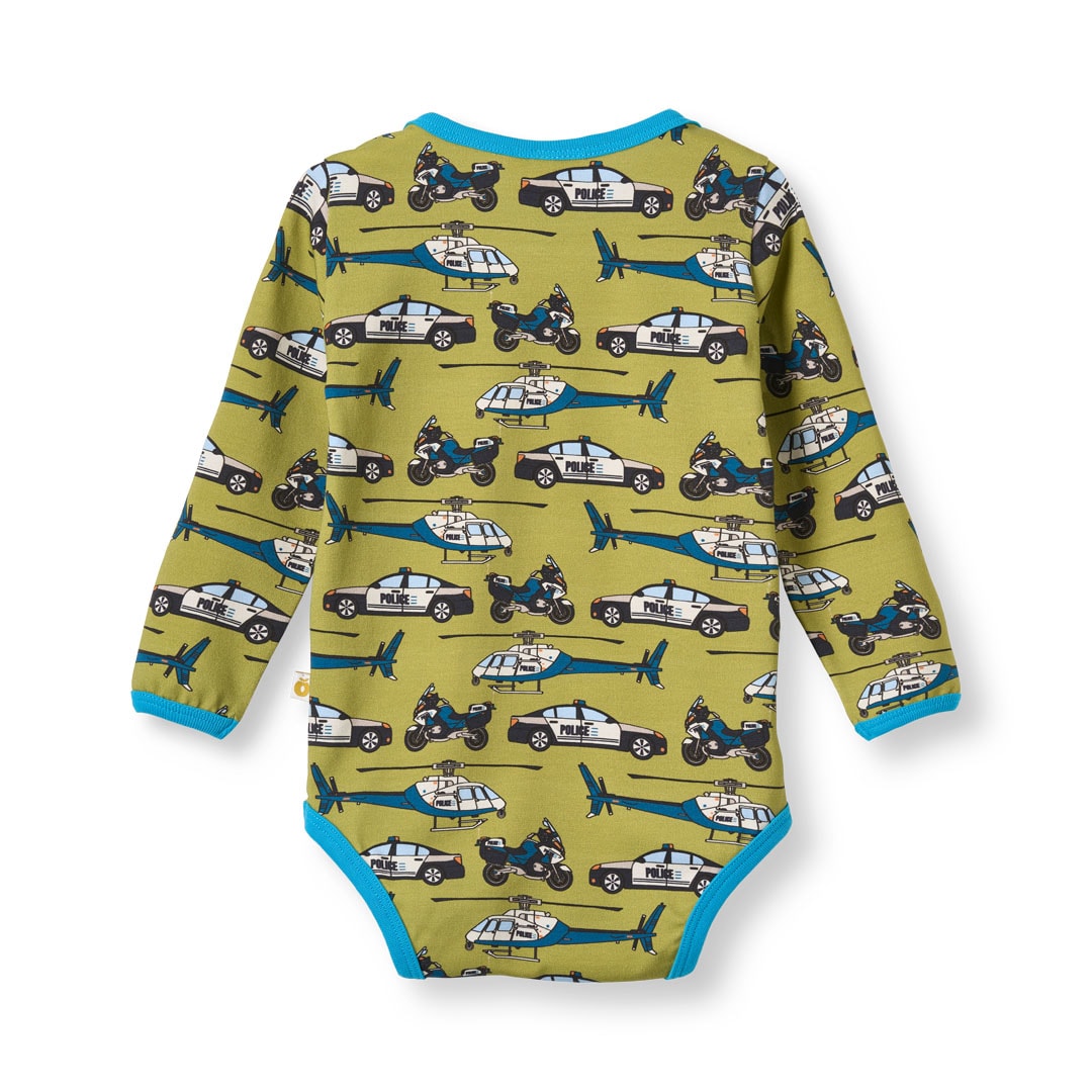 Elstar long-sleeved baby body with police