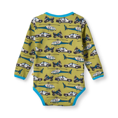 Elstar long-sleeved baby body with police