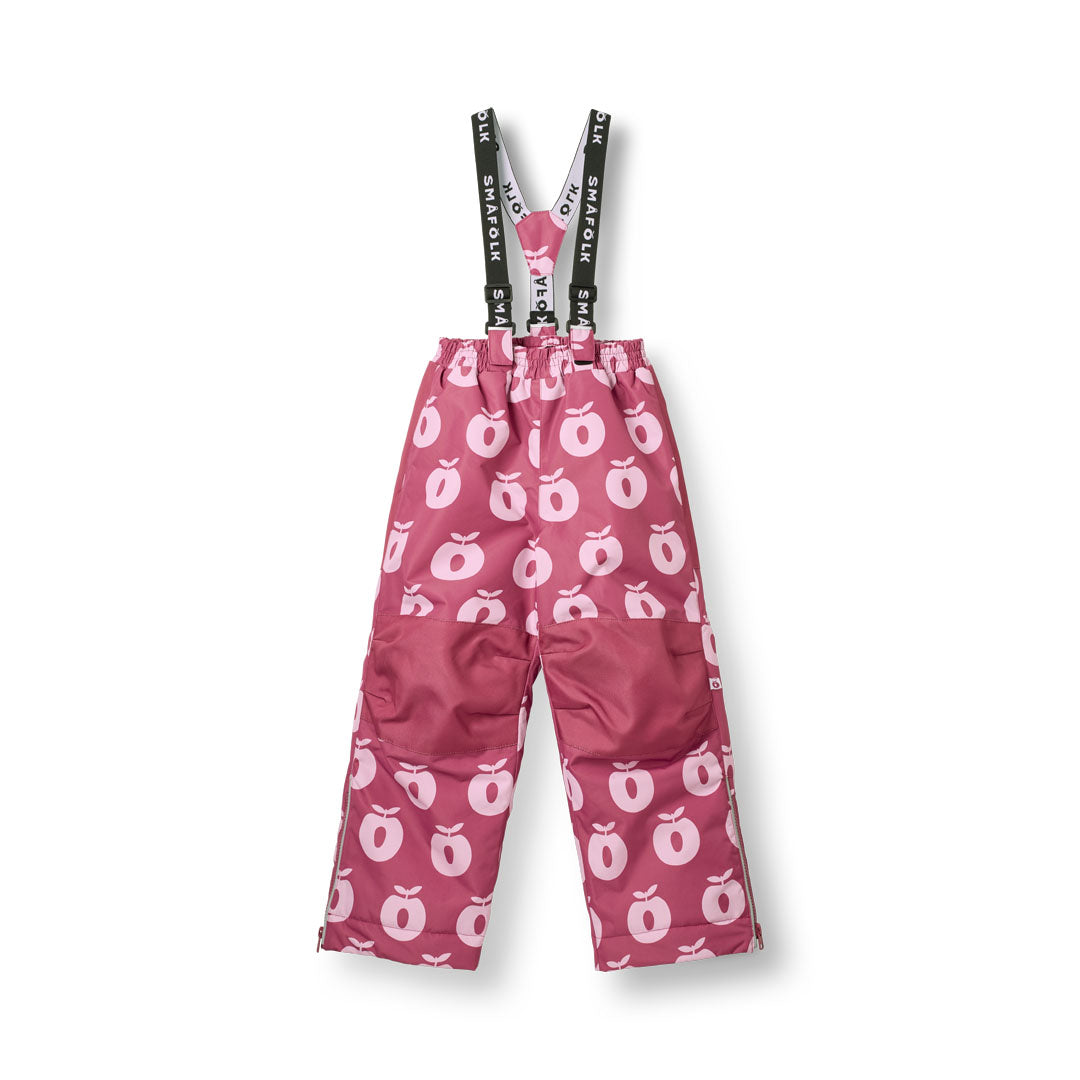 Ski pants with apples