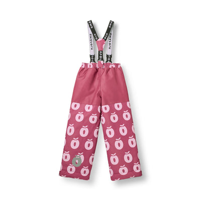 Ski pants with apples