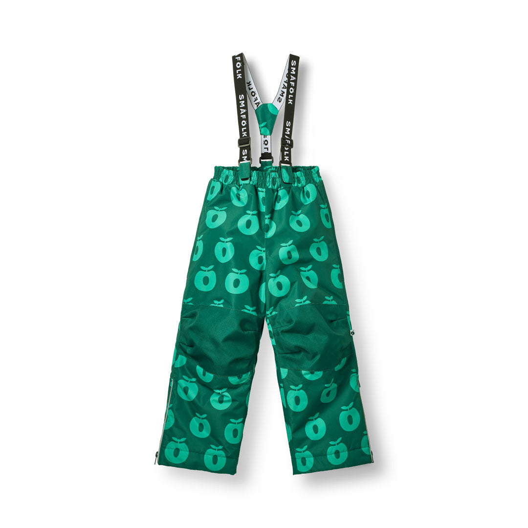Ski pants with apples