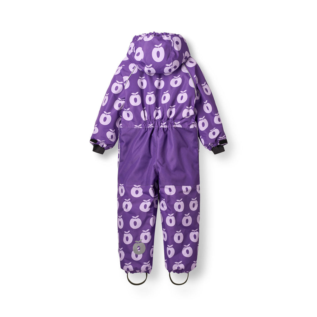 Children's snowsuit with apples