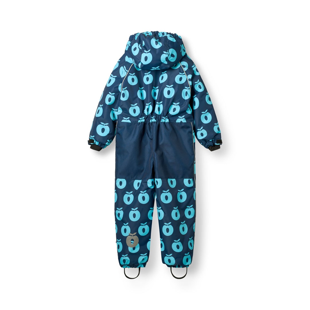 Children's snowsuit with apples