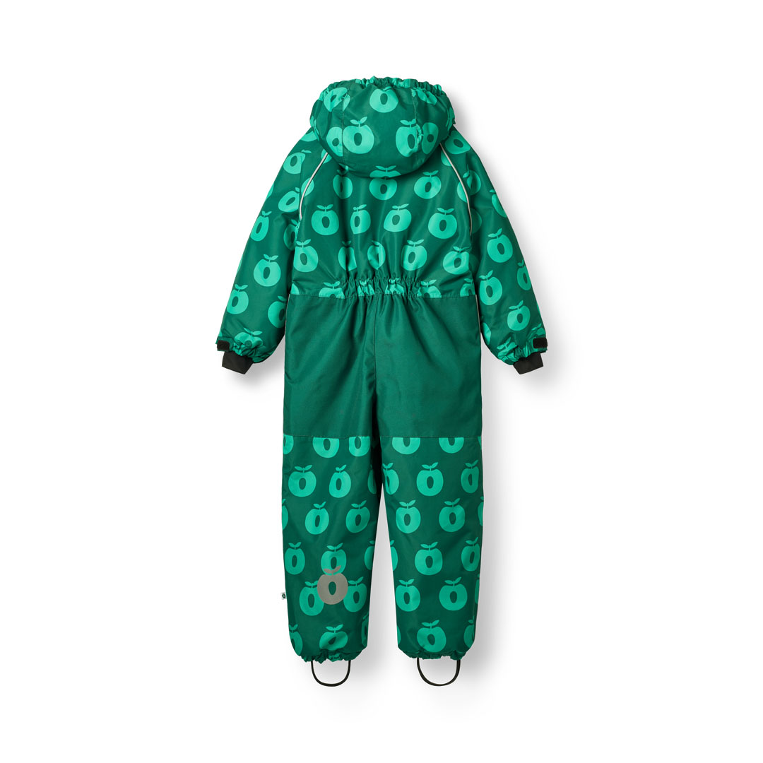 Children's snowsuit with apples