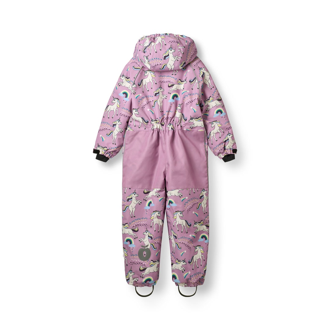 Children's snowsuit with unicorns