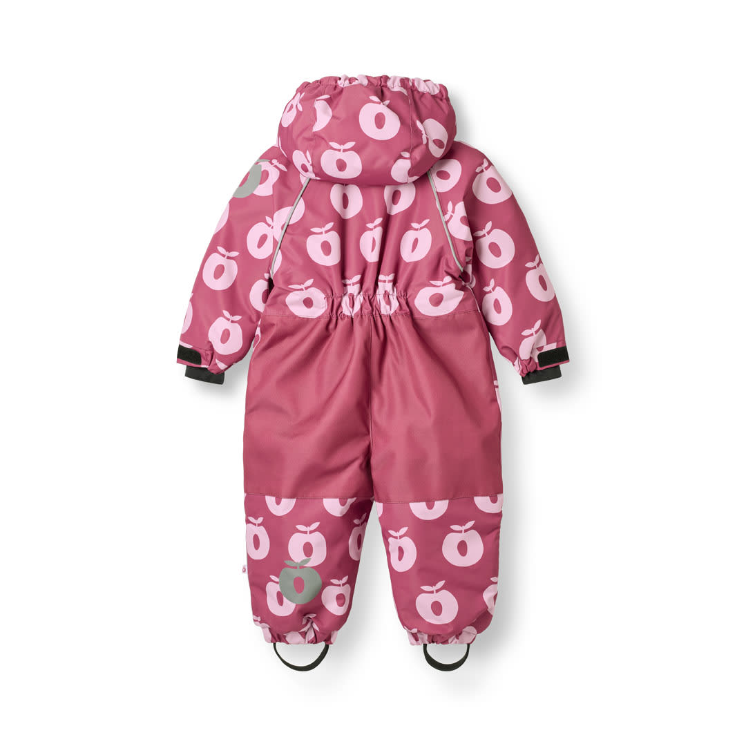 Snowsuit for toddlers with apples