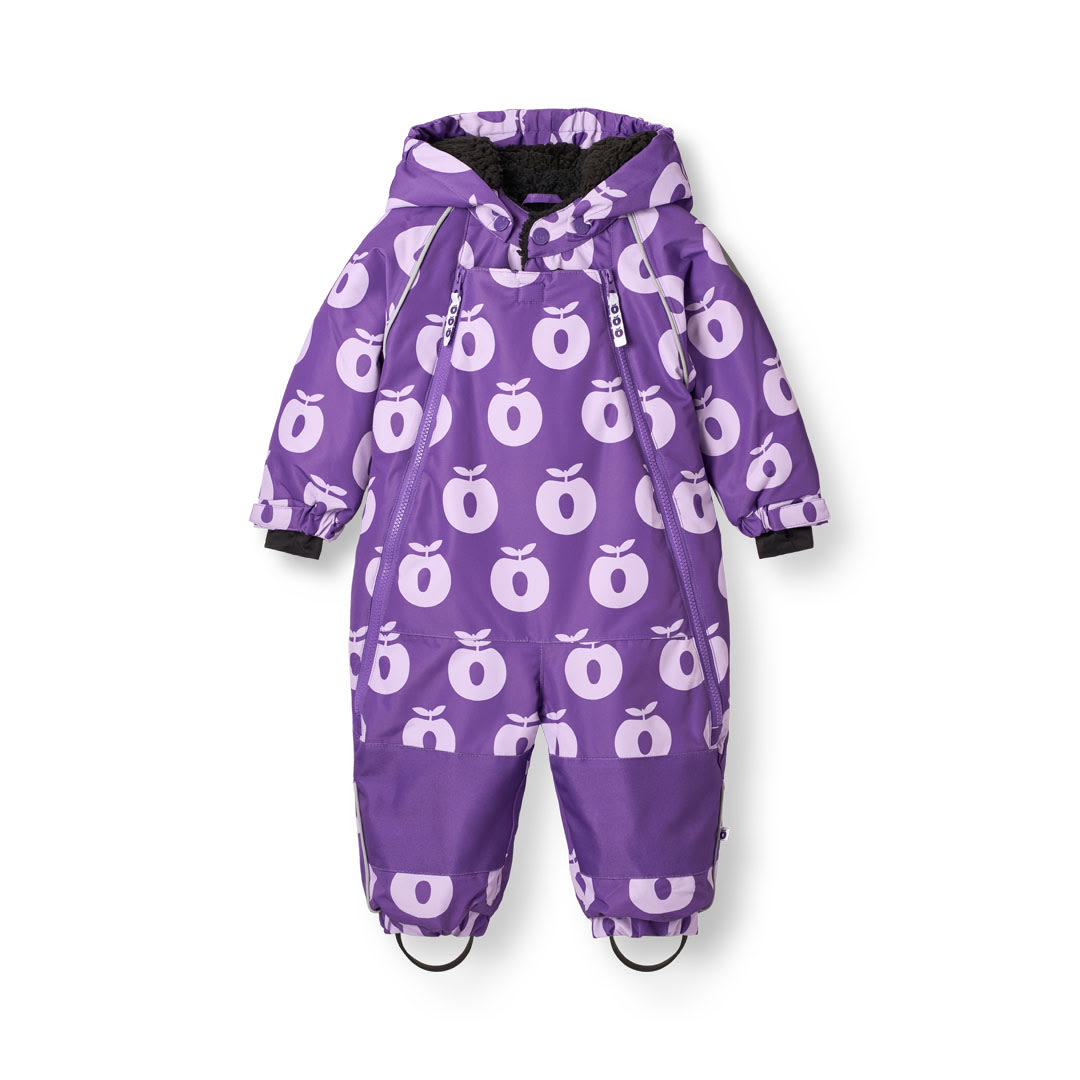 Snowsuit for toddlers with apples