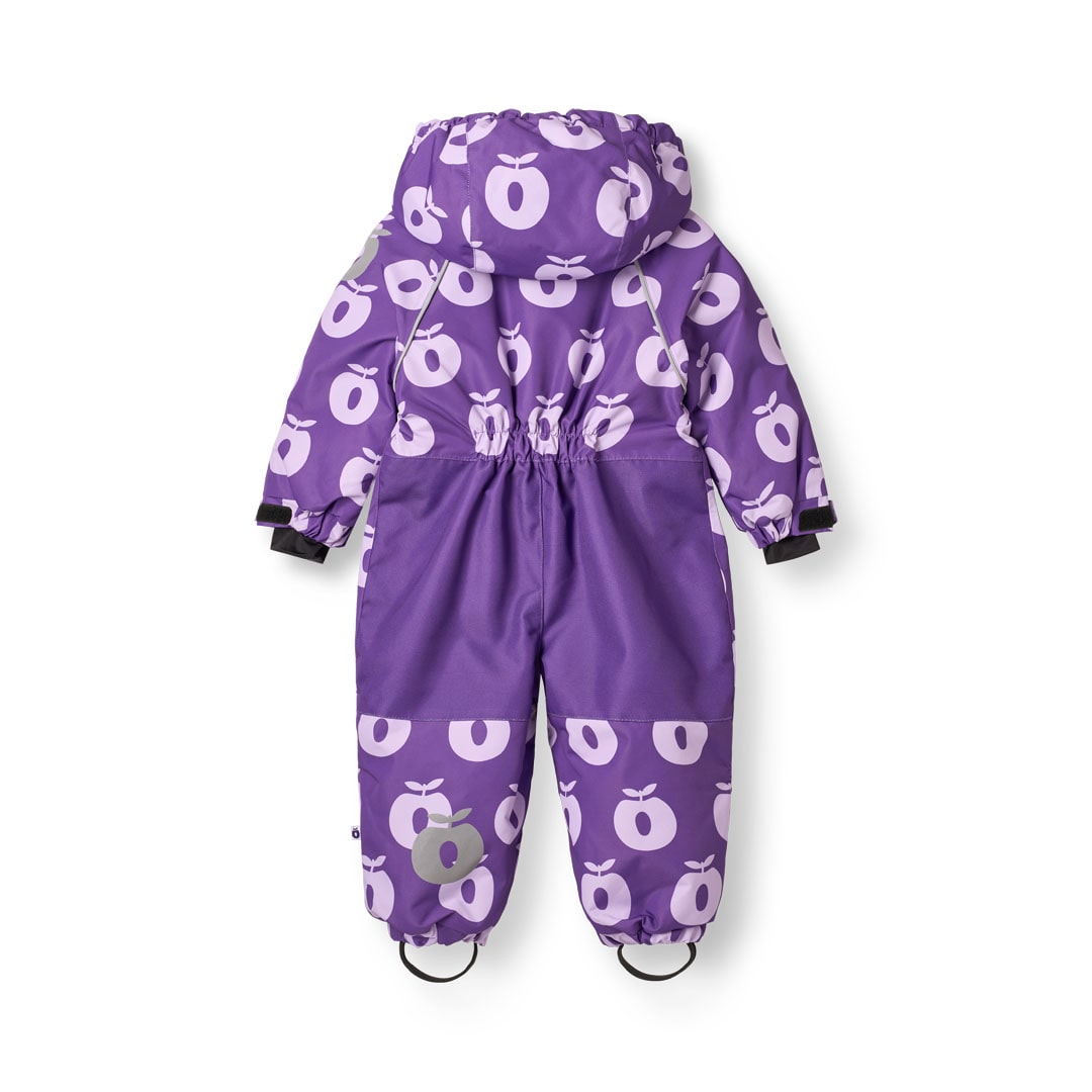 Snowsuit for toddlers with apples