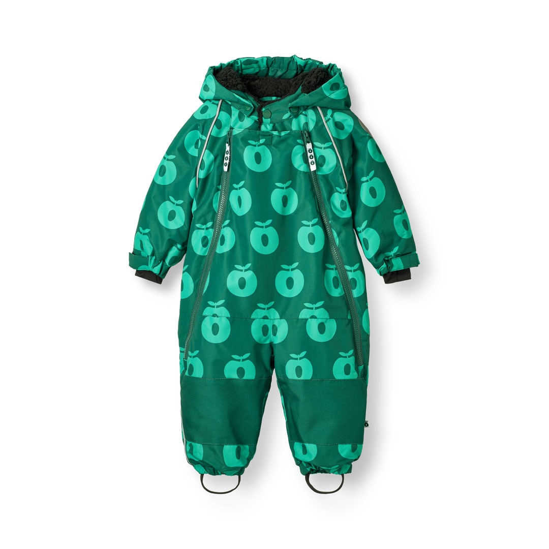 Snowsuit for toddlers with apples