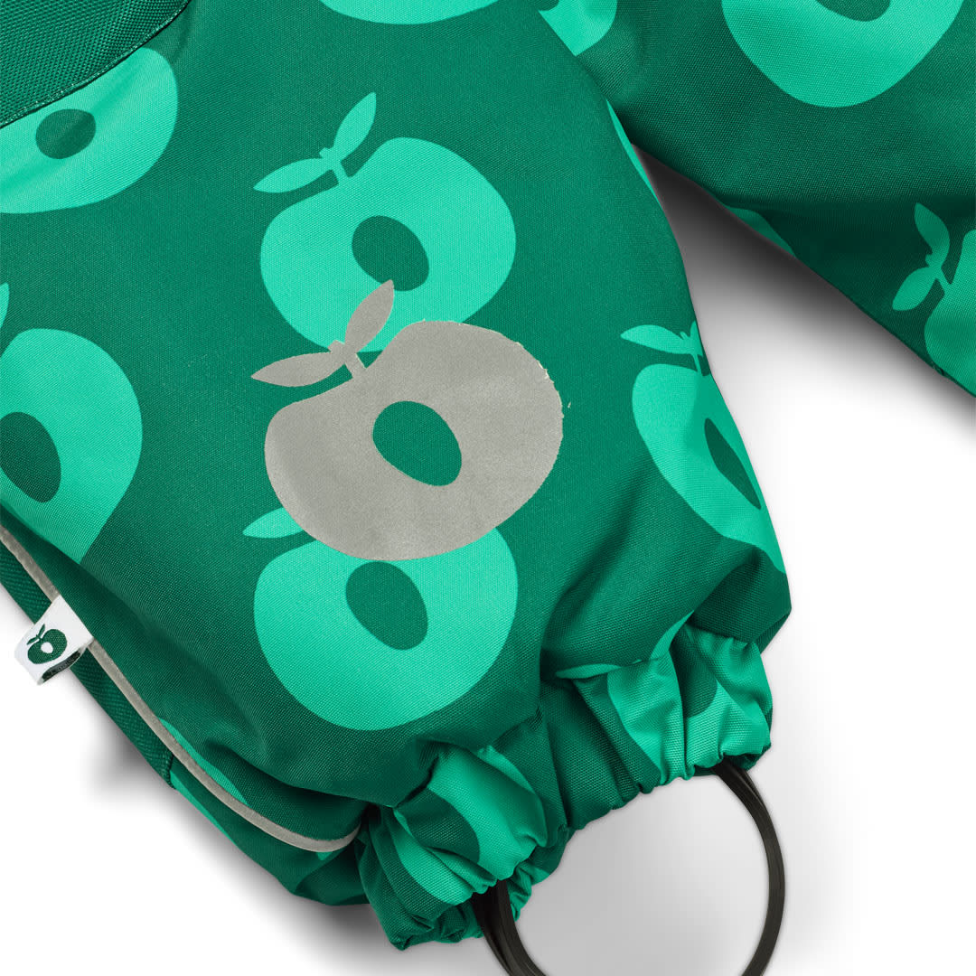 Snowsuit for toddlers with apples