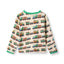 Elstar long-sleeved top with trains