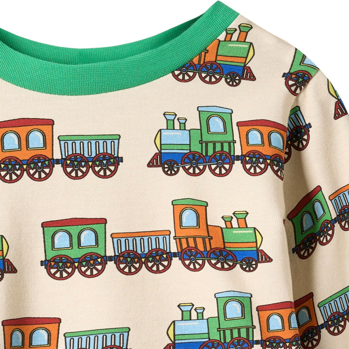 Elstar long-sleeved top with trains