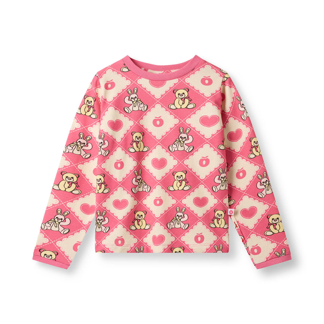 Elstar long-sleeved top with teddy bears