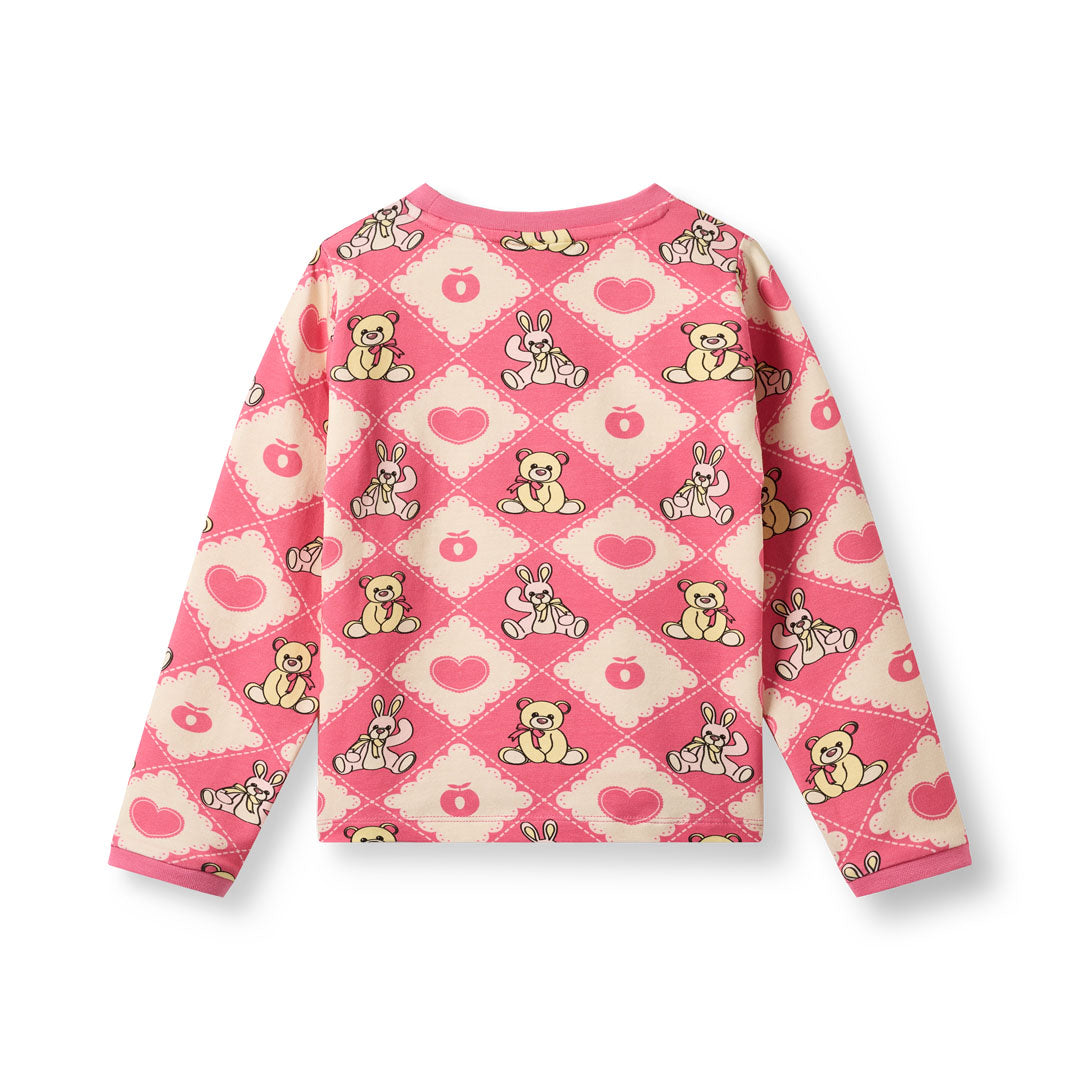 Elstar long-sleeved top with teddy bears