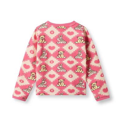 Elstar long-sleeved top with teddy bears
