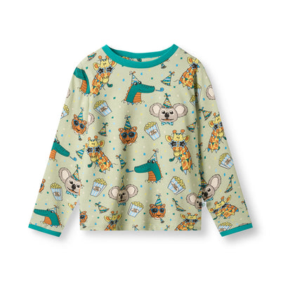 Elstar long-sleeved top with festive animals