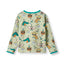 Elstar long-sleeved top with festive animals