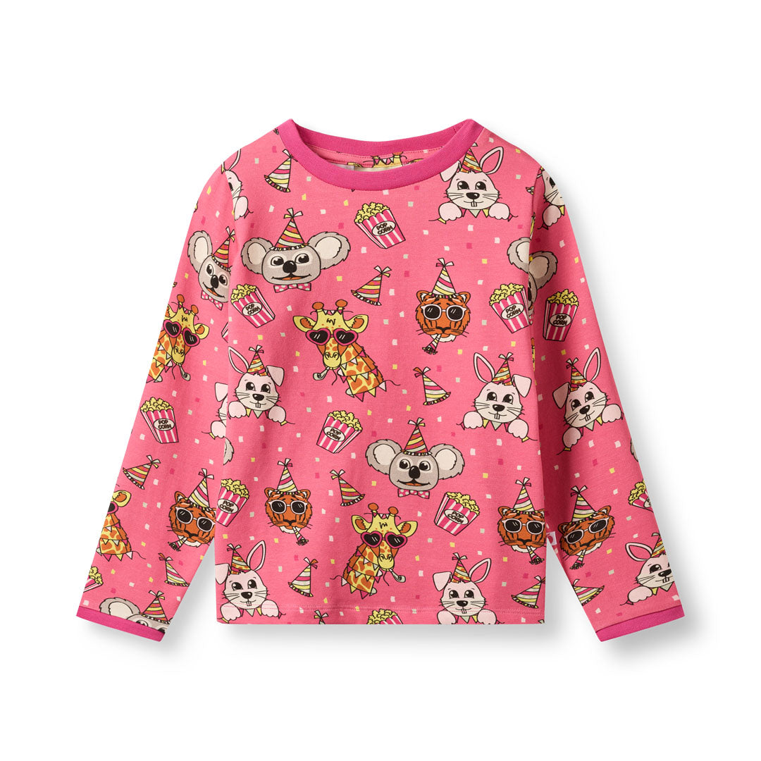 Elstar long-sleeved top with festive animals